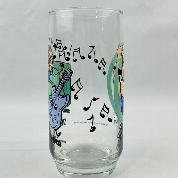 Vintage The Chipmunks Simon Drinking Glass Tumbler 1985 Bagdasarian Productions - Picture 4 of 7